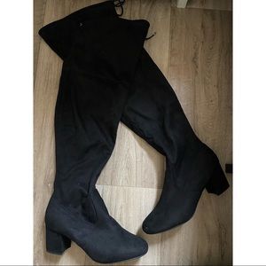 Lane Bryant over the knee suede boots